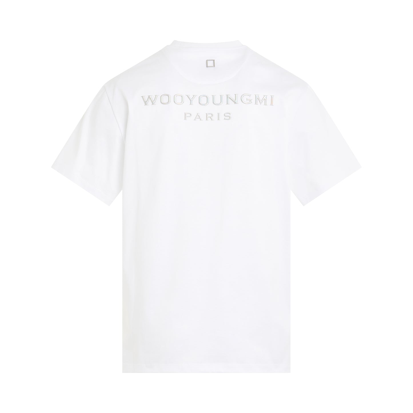 Irridecent Back Logo T-Shirt in White