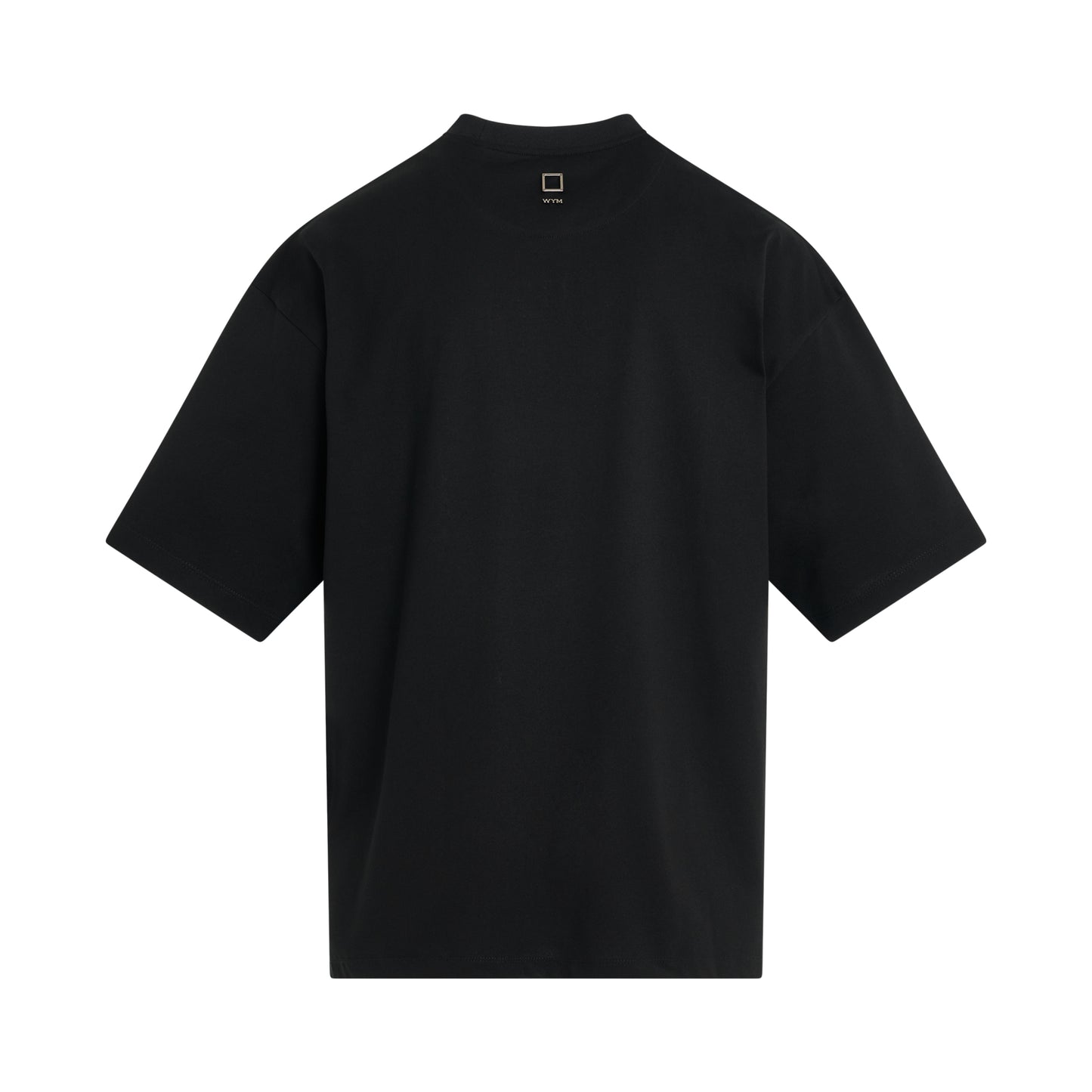 Square Embroidered Logo T-Shirt in Black