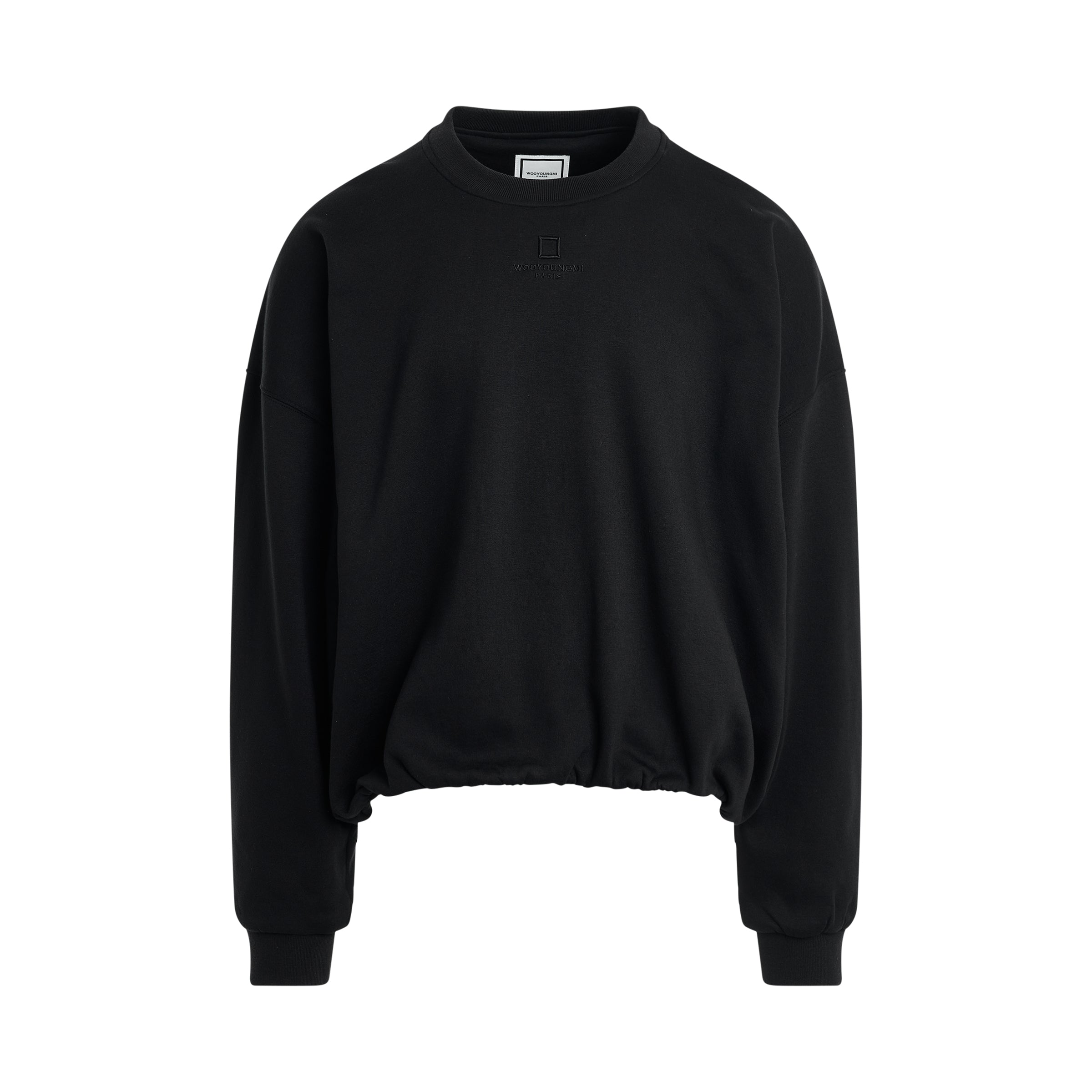 Wooyoungmi Black Embossed Sweatshirt