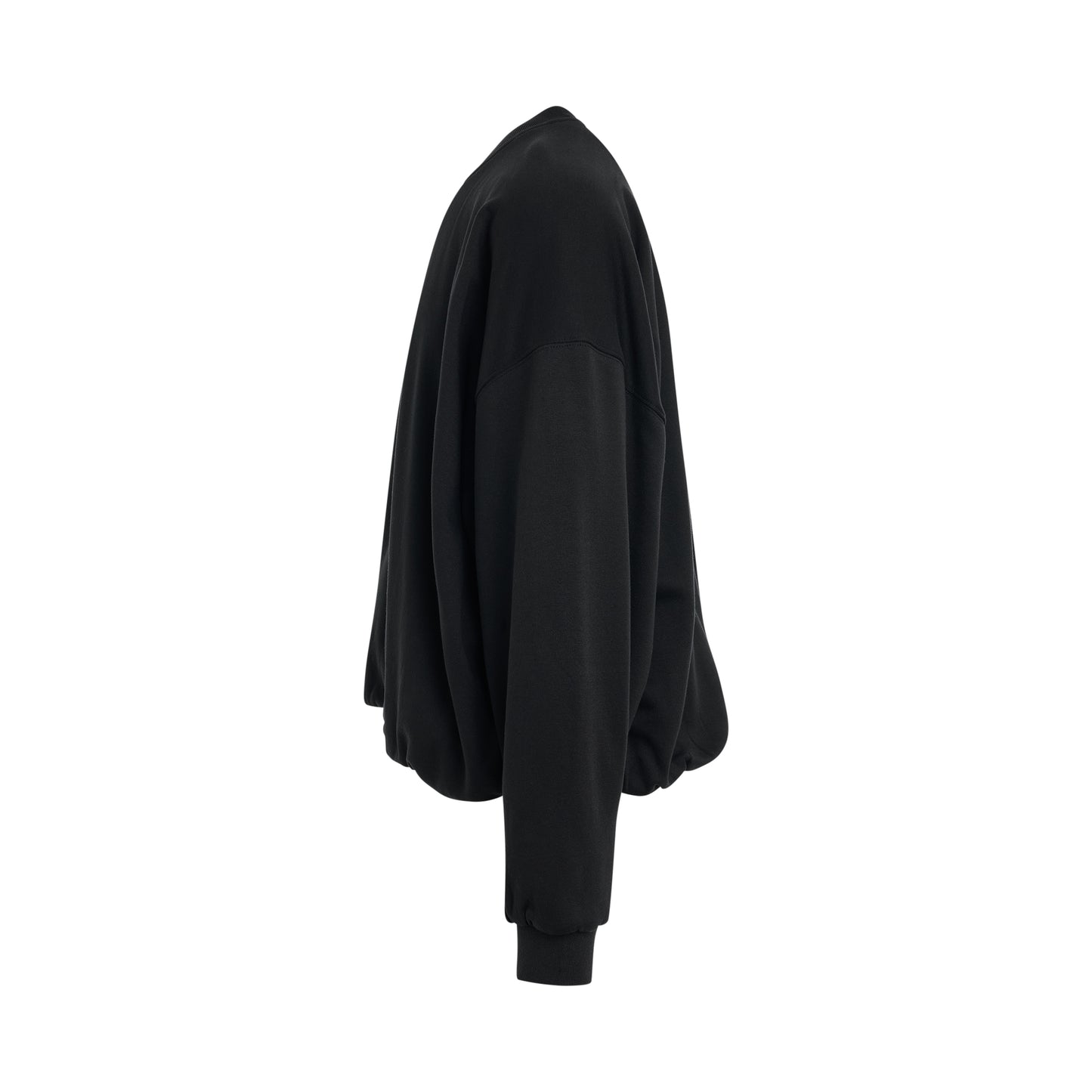 Shapeshifting Drawstring Sweatshirt in Black