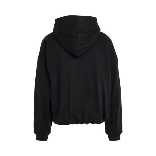 Shapeshifting Drawstring Hoodie in Black