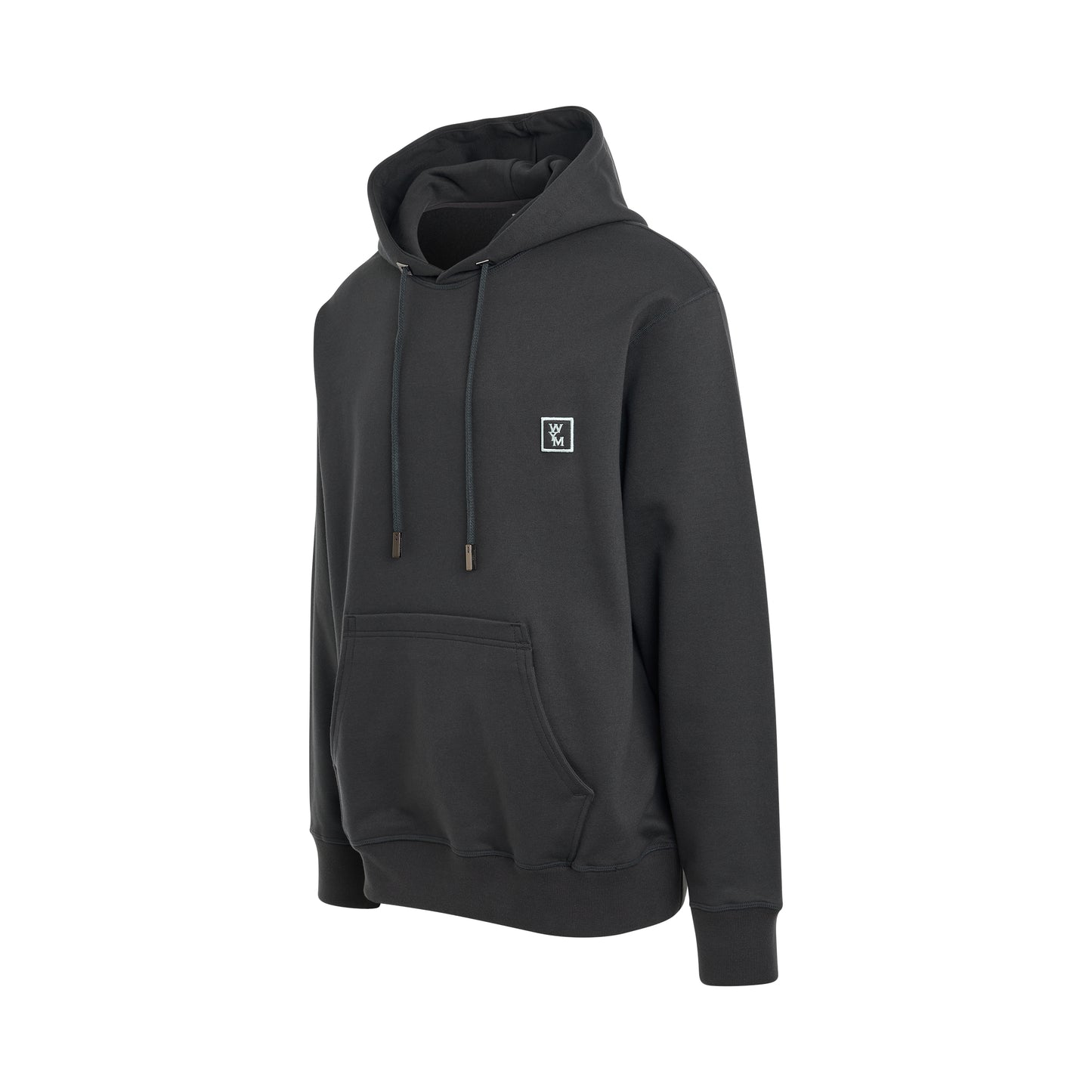 WYM Logo Embroidered Hoodie in Grey