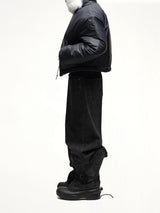 Wald Fur Puffer Jacket in Black