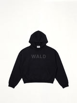 Wald Logo Hoodie in Black