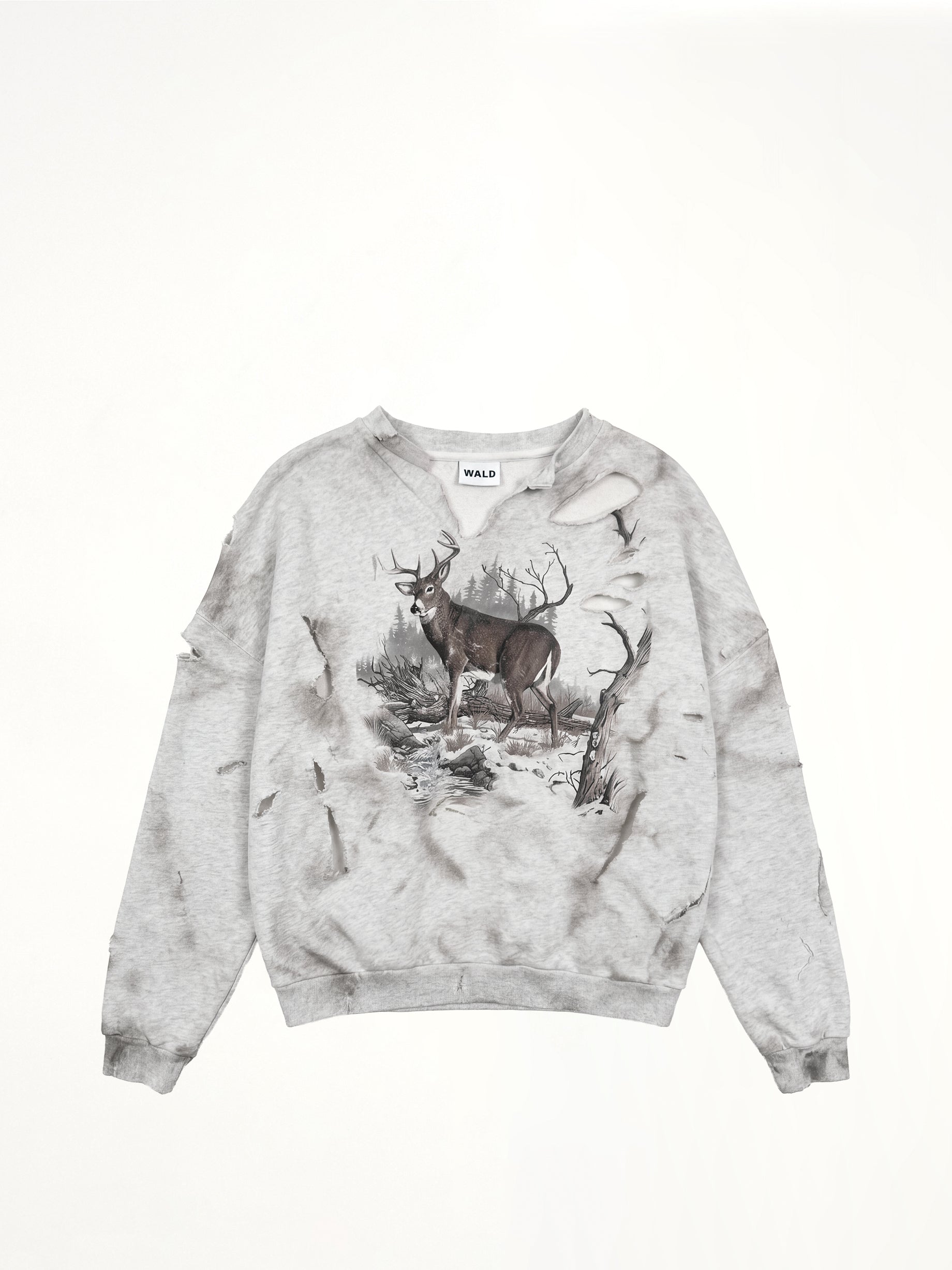 Wald Graphic Sweatshirt in Grey