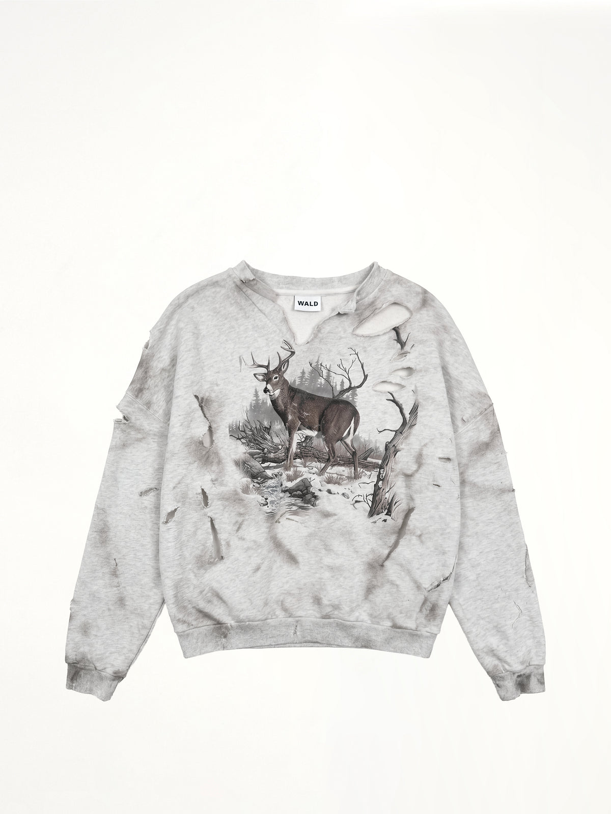 Wald Graphic Sweatshirt in Grey