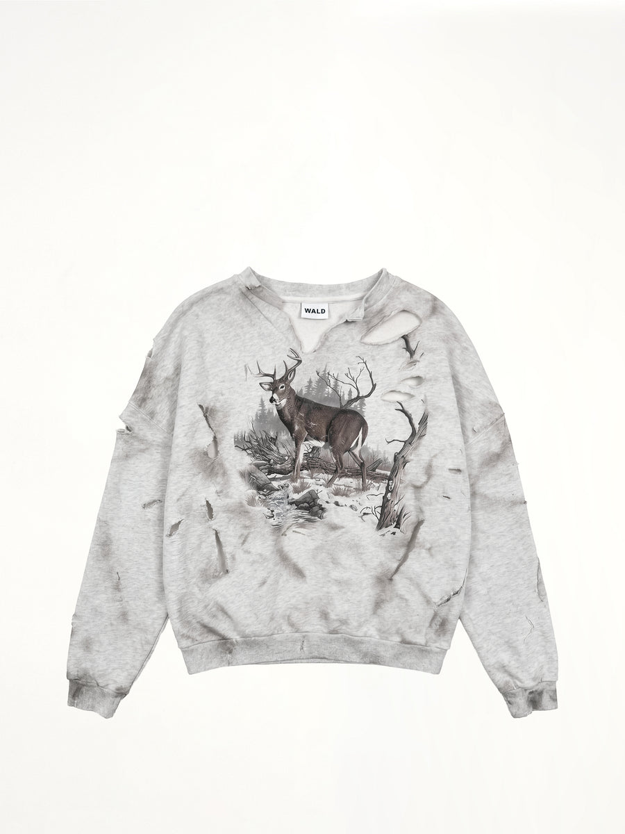 Wald Graphic Sweatshirt in Grey