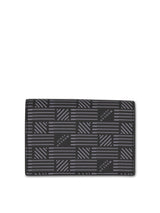 Flap Wallet with Gusset in Black