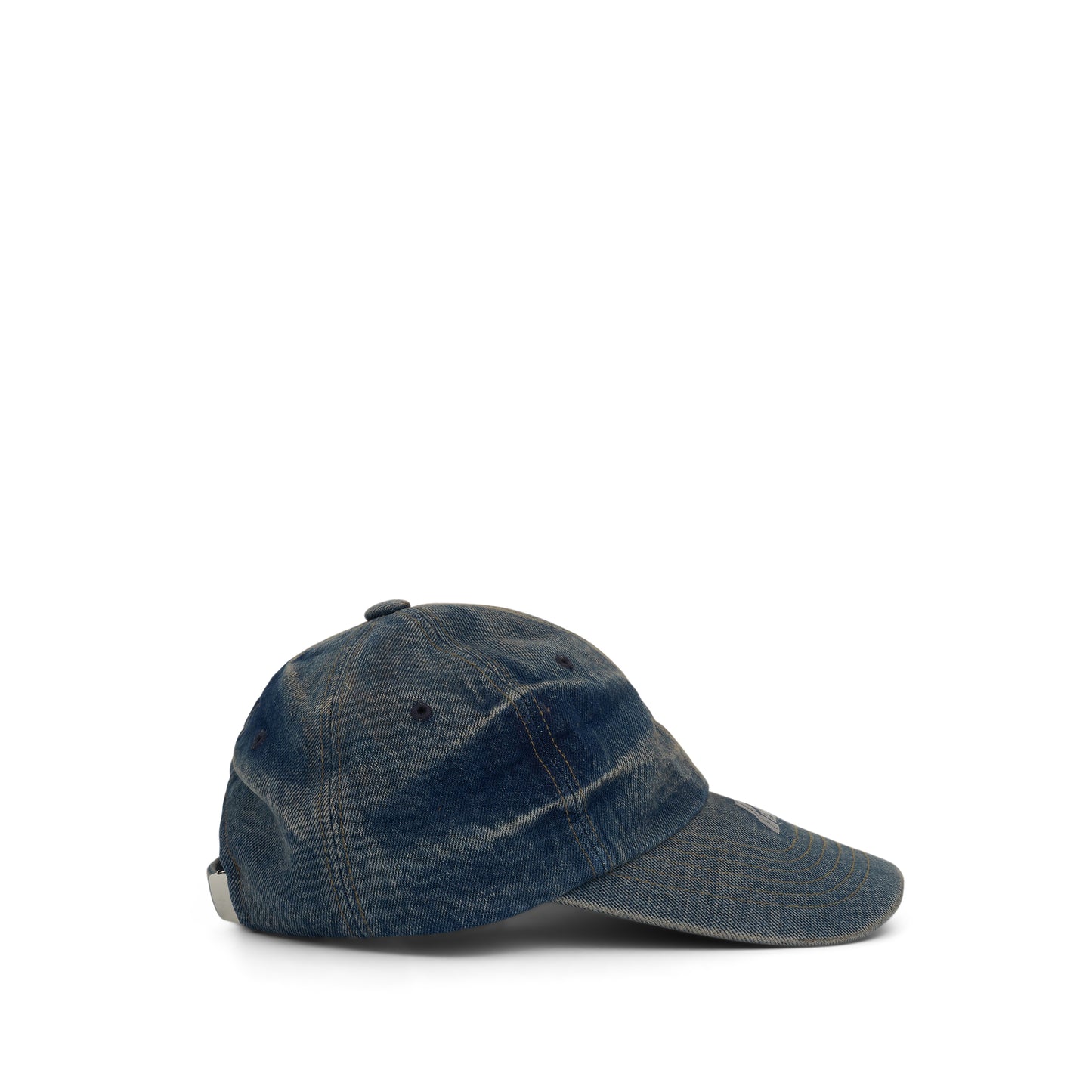 Washed Denim Cap in Blue