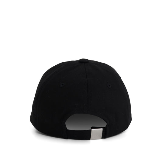 Basic 1506 Logo Cap in Black