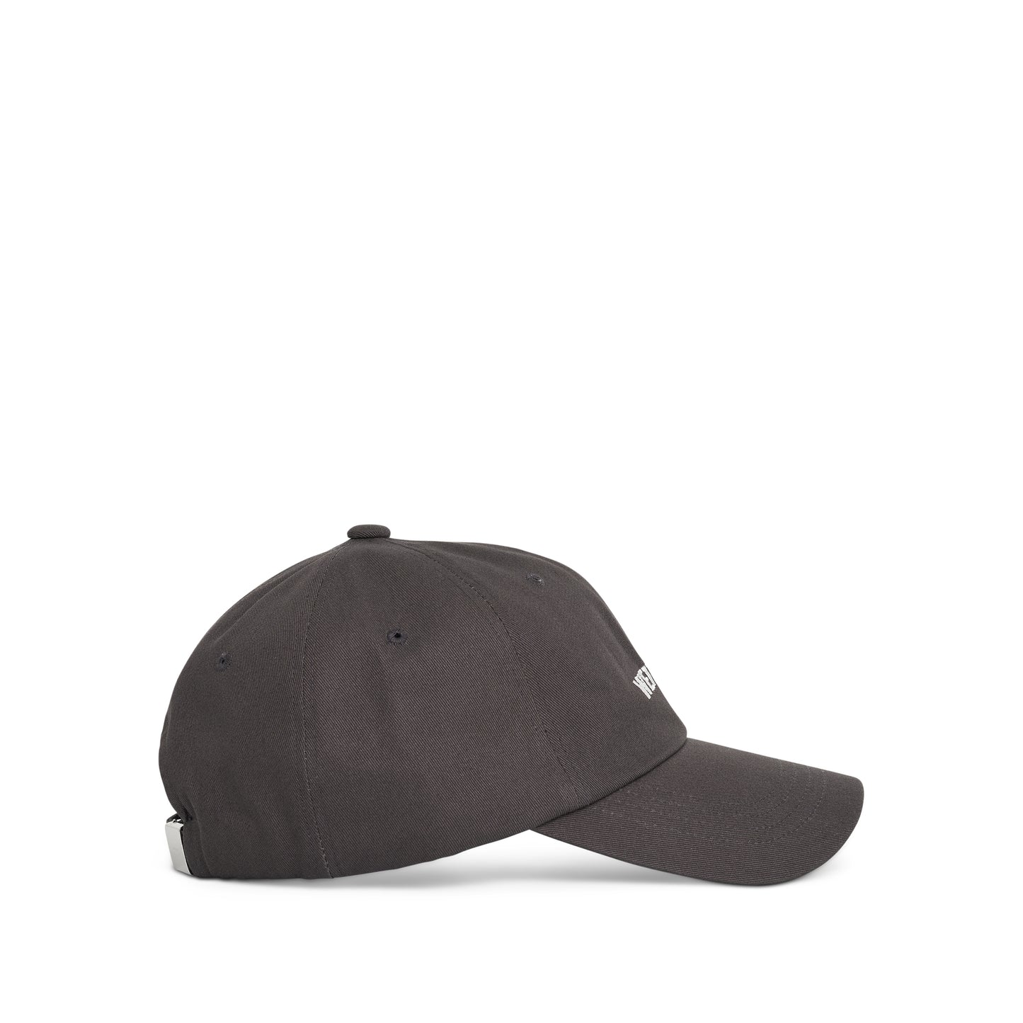 Basic Small Logo Cap in Charcoal