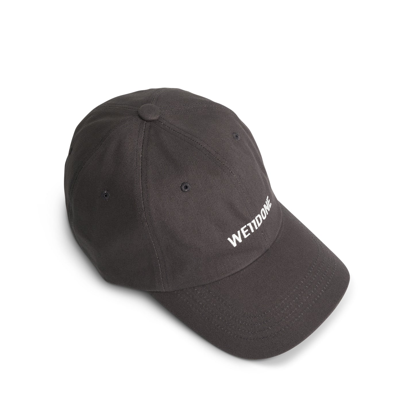 Basic Small Logo Cap in Charcoal