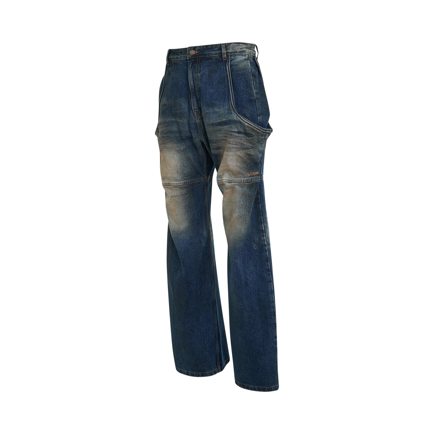 Wire Denim Pants in Navy