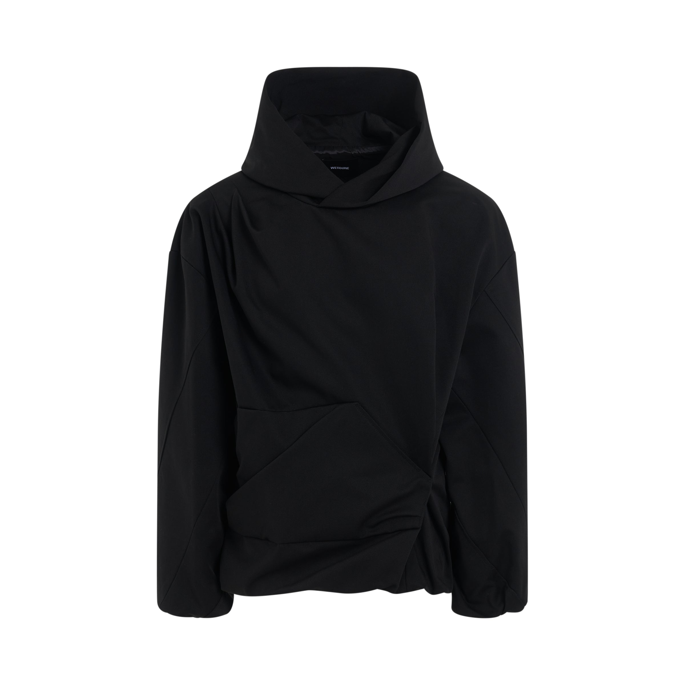 Twisted Hoodie in Black