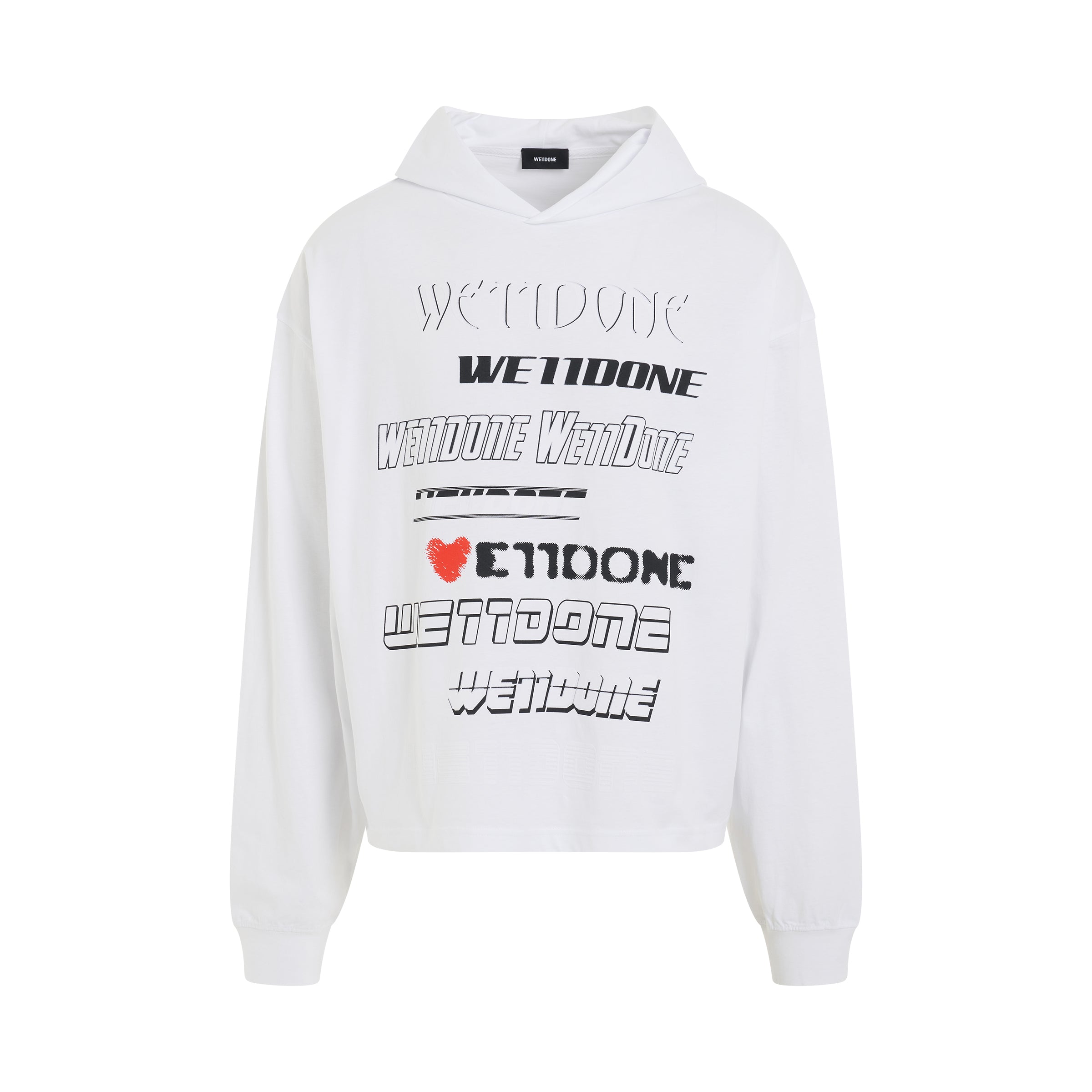 Love Logo Hoodie in White