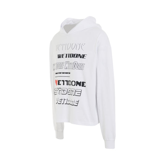 Love Logo Hoodie in White