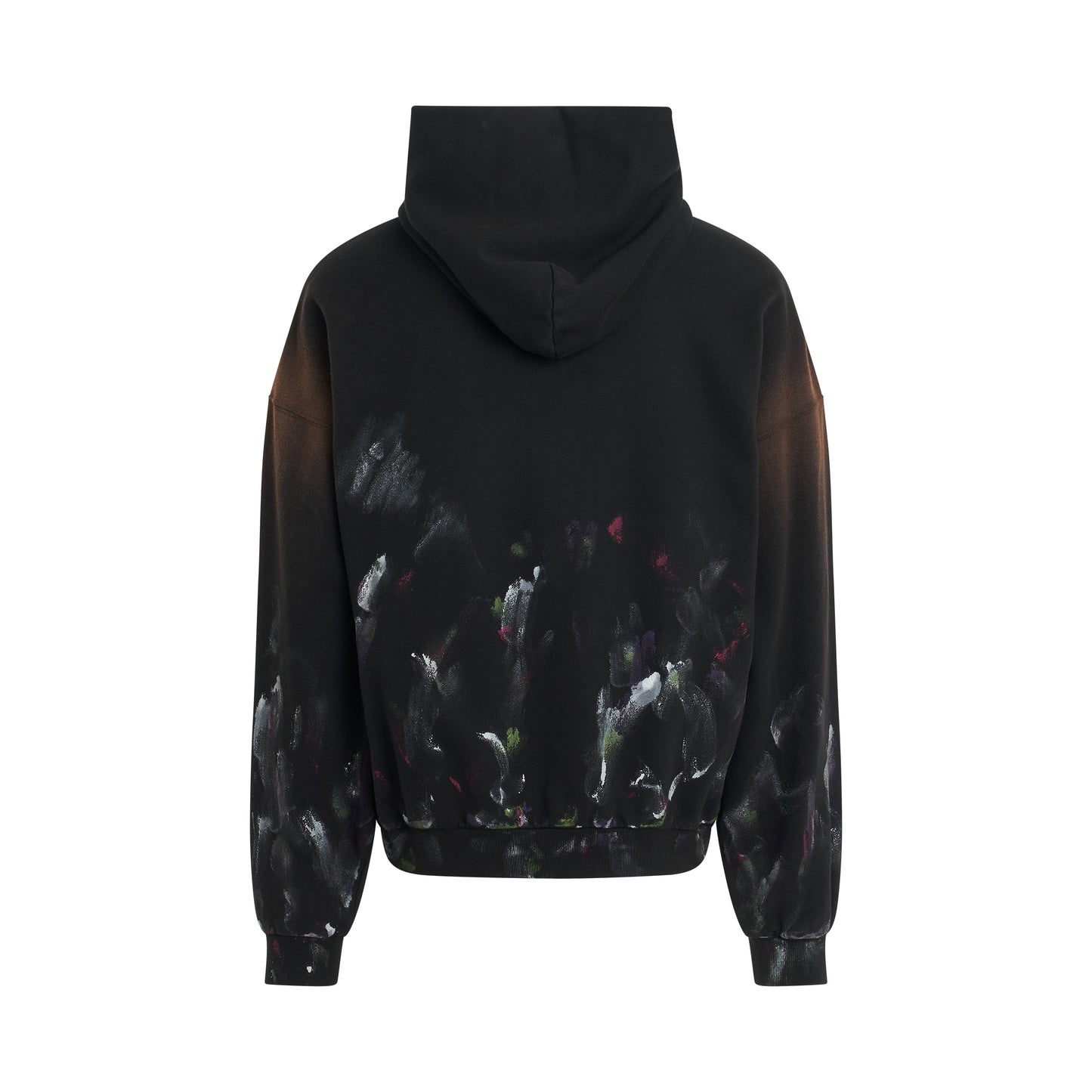 Multi-Coloured Panted Hoodie in Black