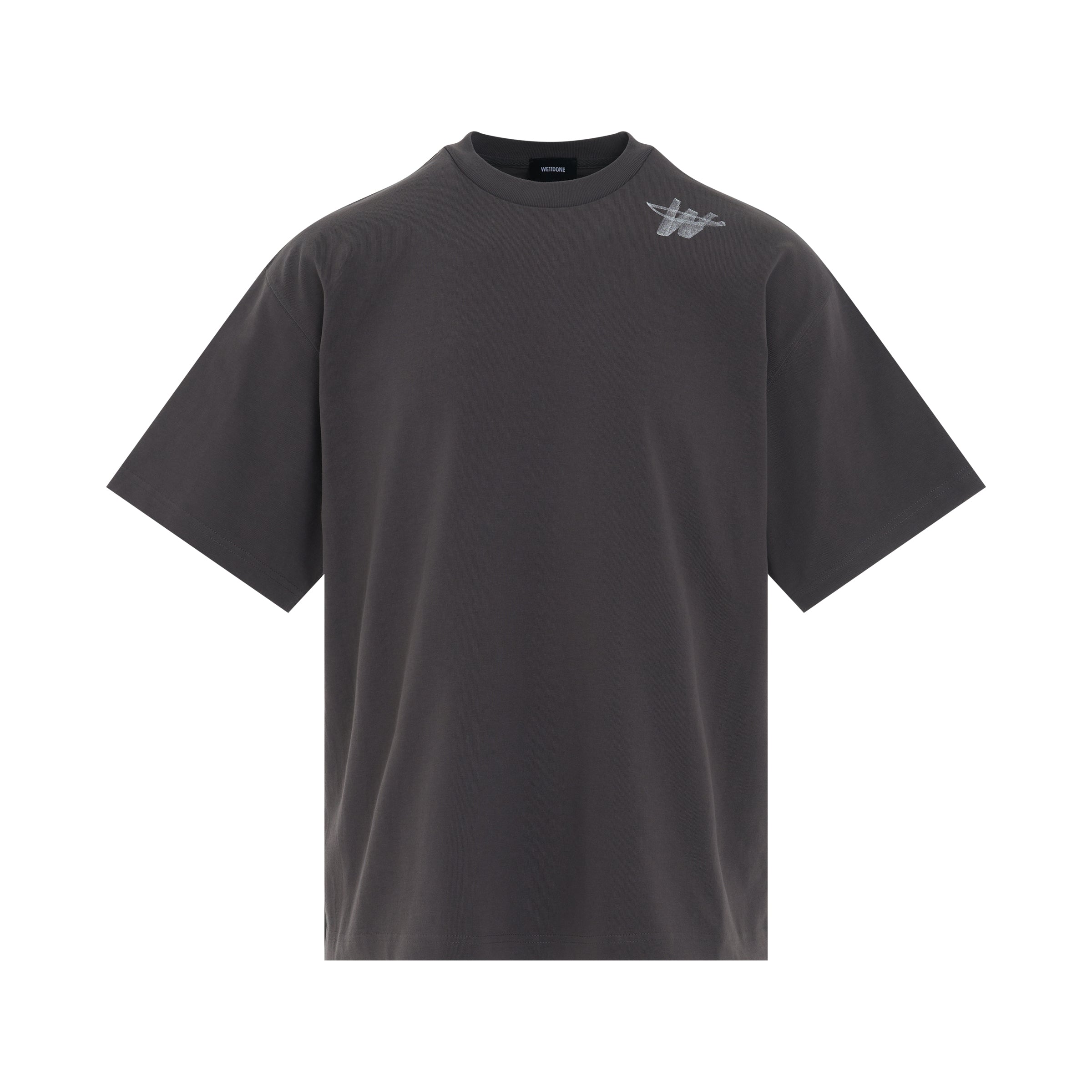 Cotton WD Logo T-Shirt in Charcoal