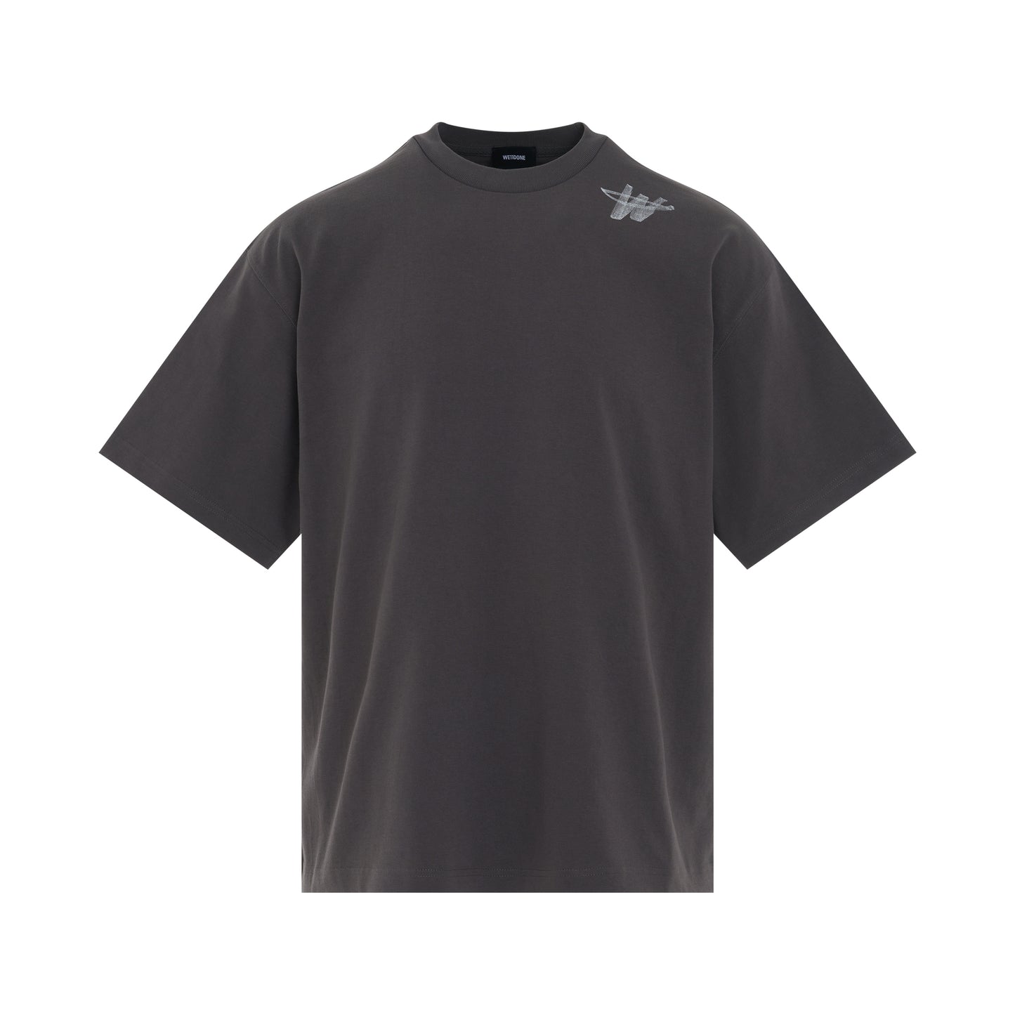 Cotton WD Logo T-Shirt in Charcoal