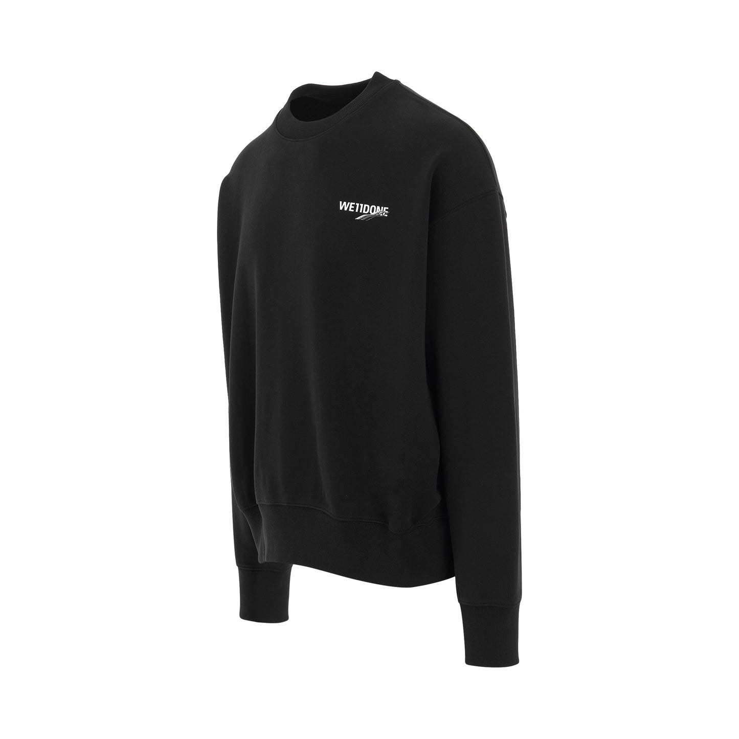 Basic 1506 Logo Sweatshirt in Black