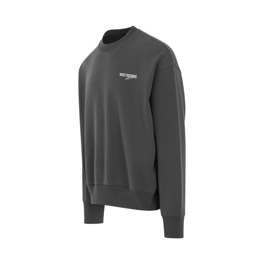 Basic 1506 Logo Sweatshirt in Charcoal