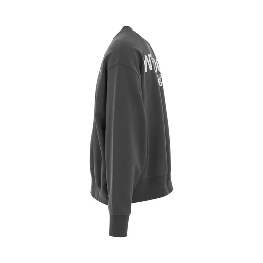 Basic 1506 Logo Sweatshirt in Charcoal