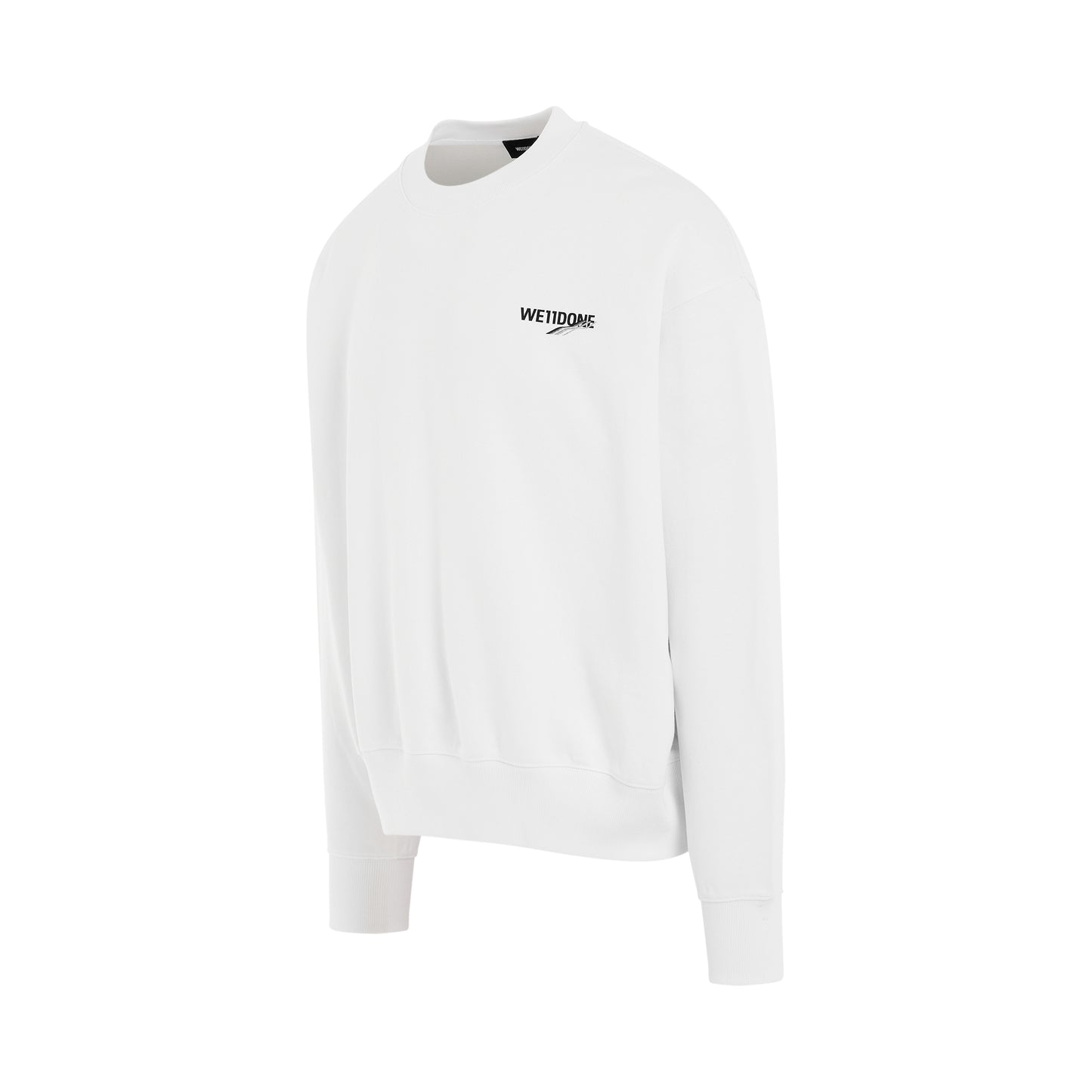 Basic 1506 Logo Sweatshirt in White