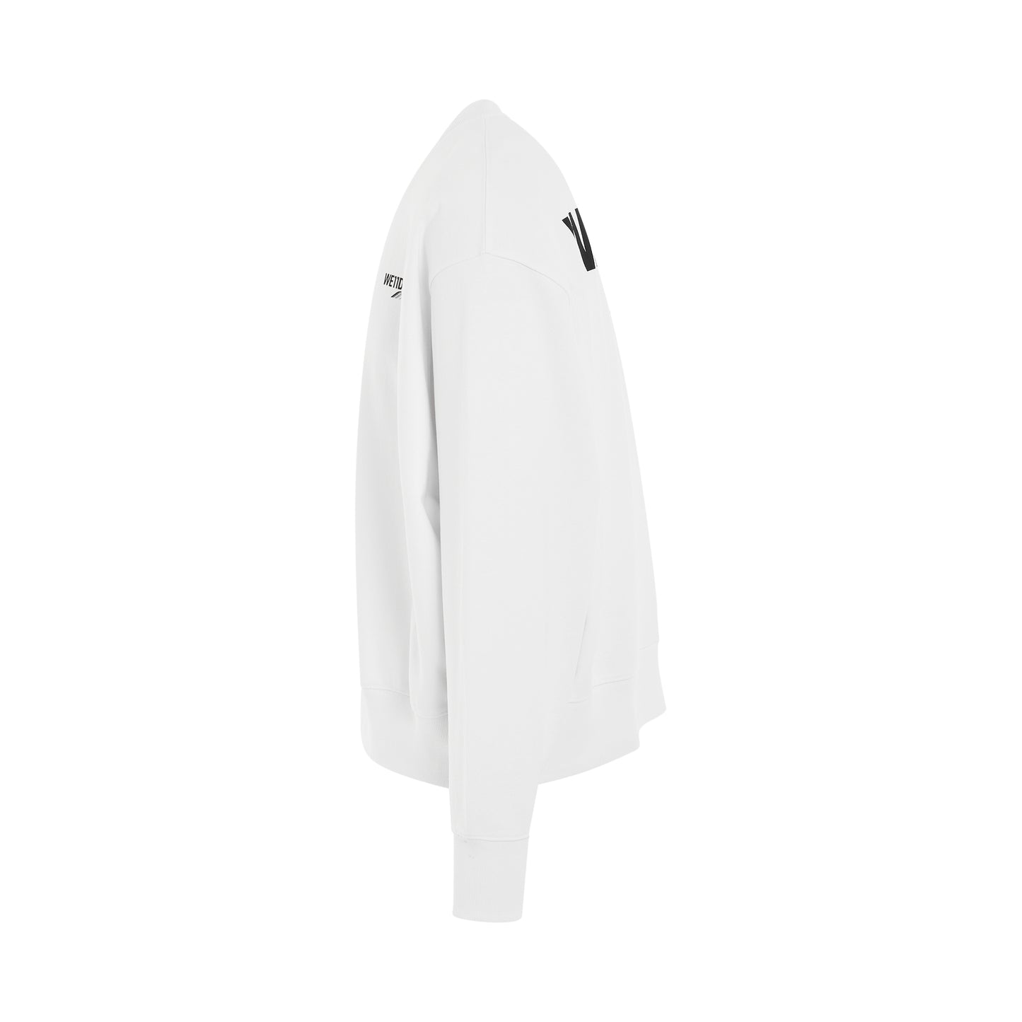 Basic 1506 Logo Sweatshirt in White
