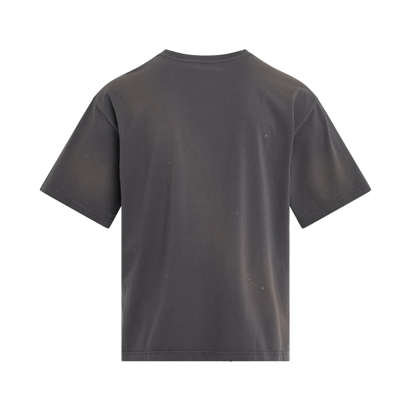 Metallic Print T-Shirt in Charcoal