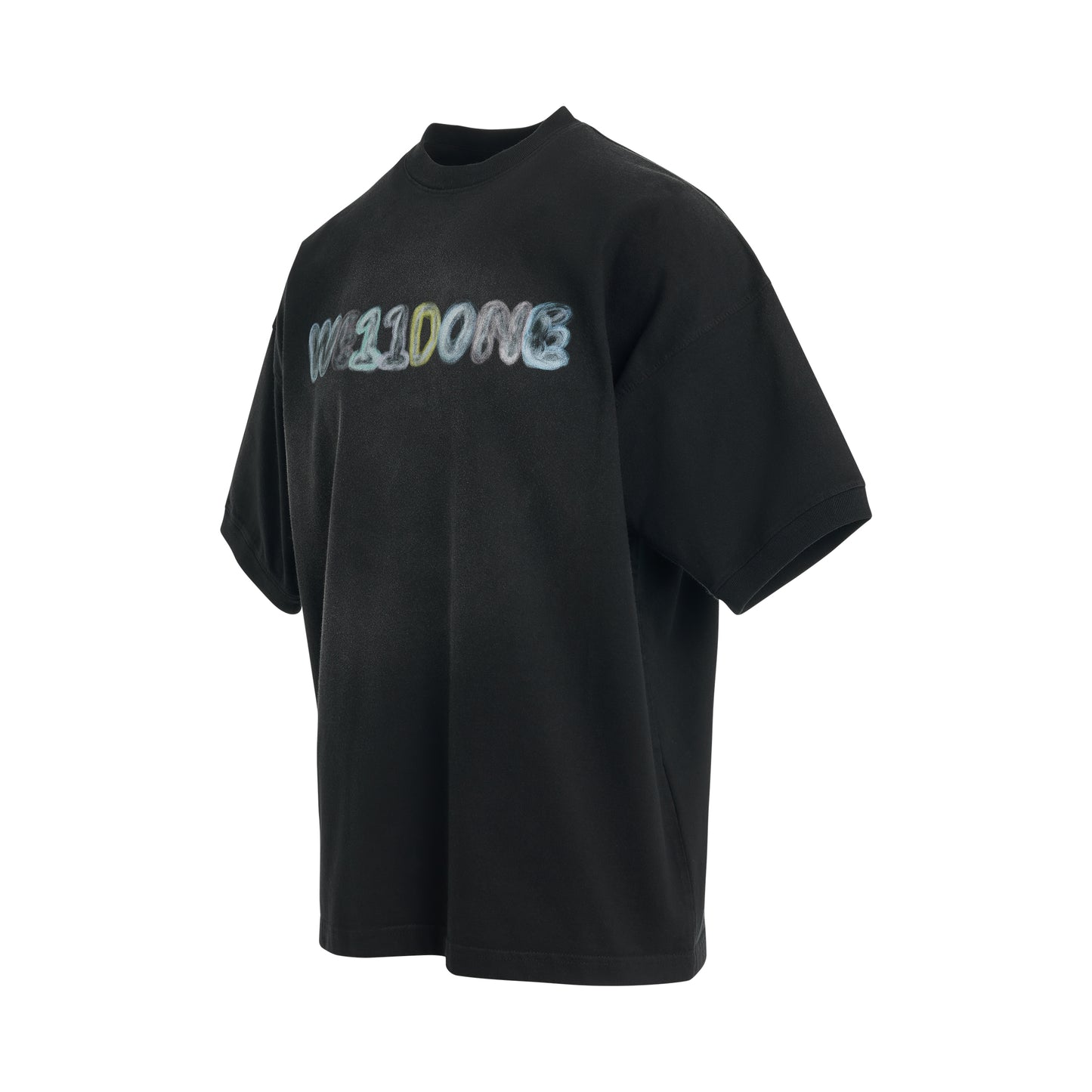 Heavenly Logo Print T-Shirt in Black