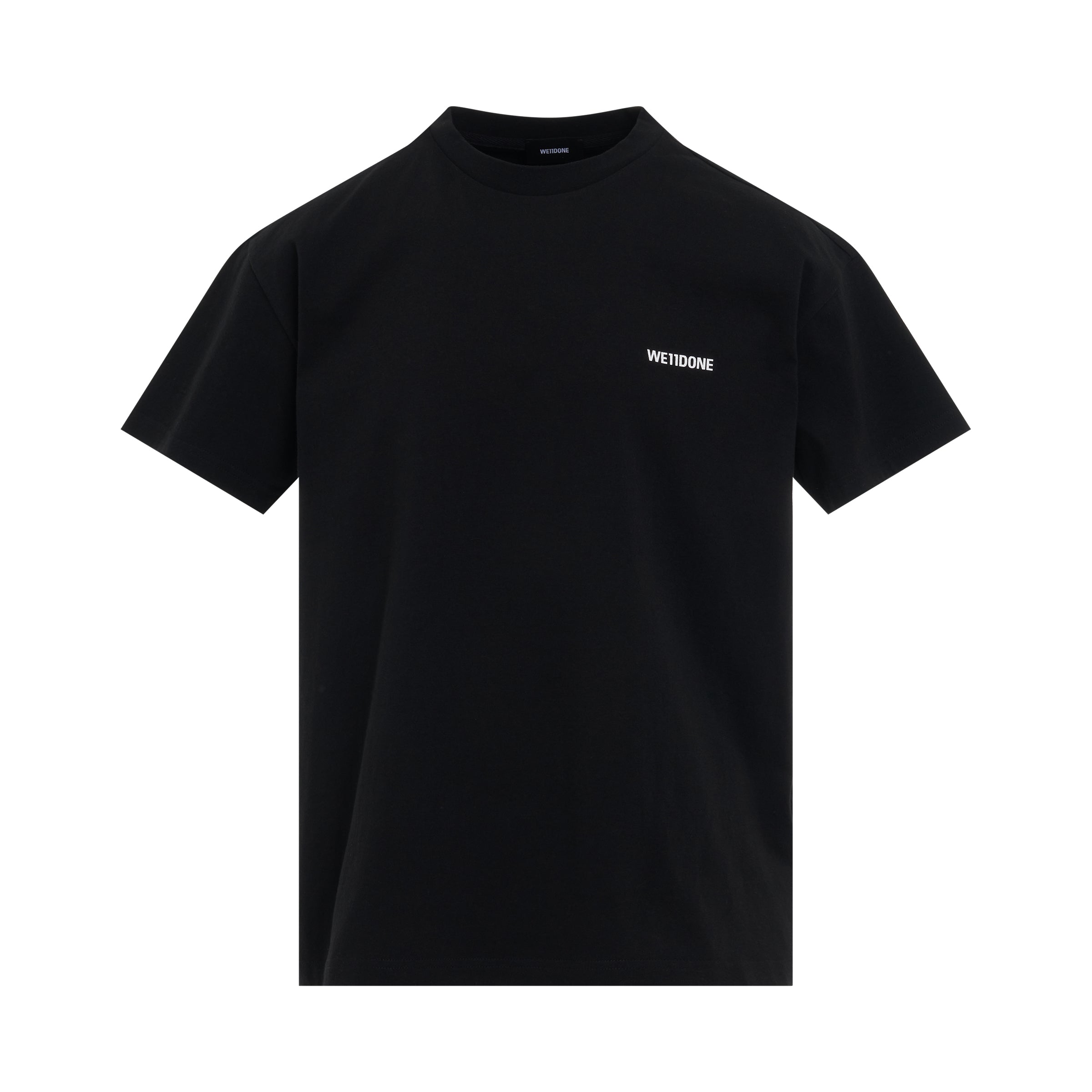 Cotton Mini Logo T-Shirt in Black