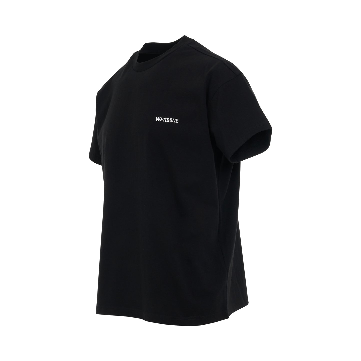 Cotton Mini Logo T-Shirt in Black