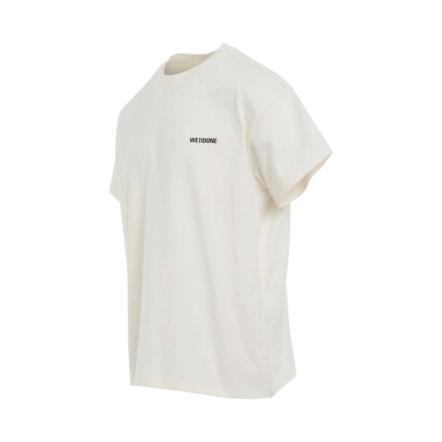 Cotton Mini Logo T-Shirt in Ivory