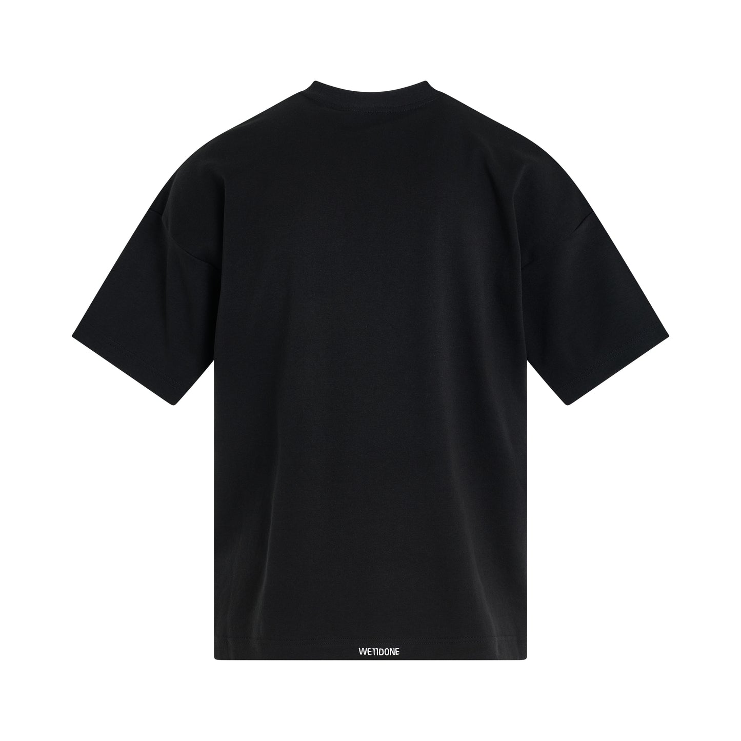 Spine Skull Print T-Shirt in Black