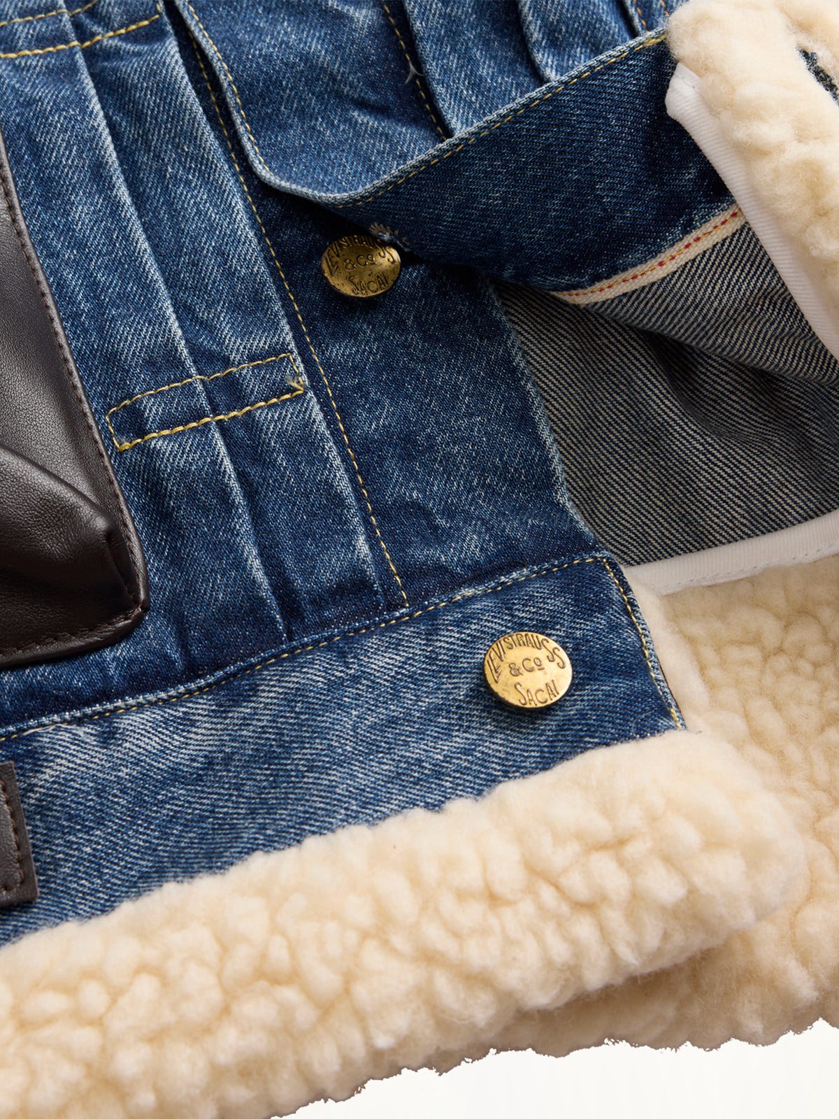 Sacai x Levi's Womens Denim Jacket A in Blue