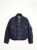 Sacai x Levi's Womens Denim Jacket B in Indigo