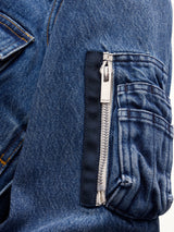 Sacai x Levi's Womens Denim Jacket B in Blue