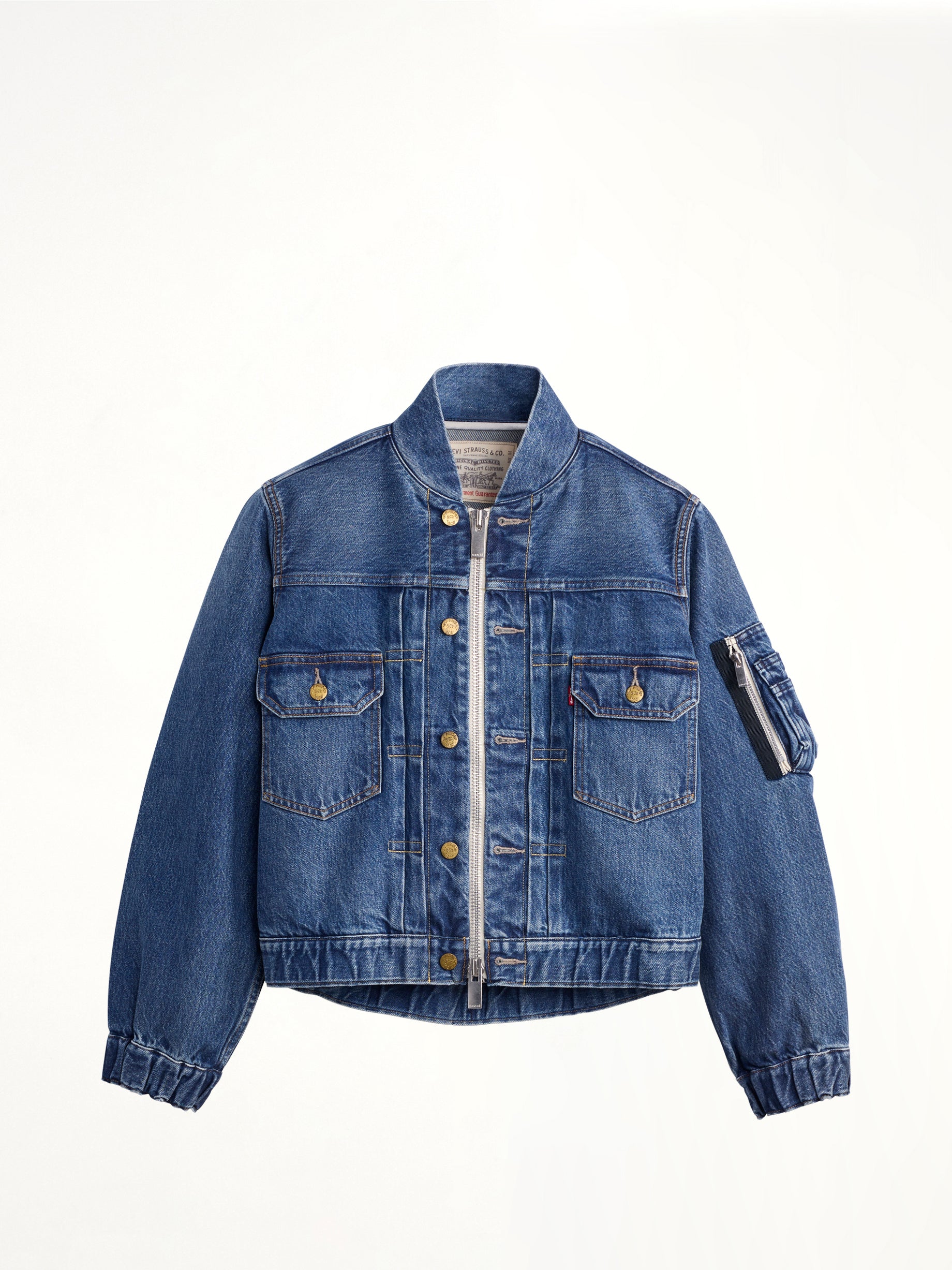 Sacai x Levi's Womens Denim Jacket B in Blue