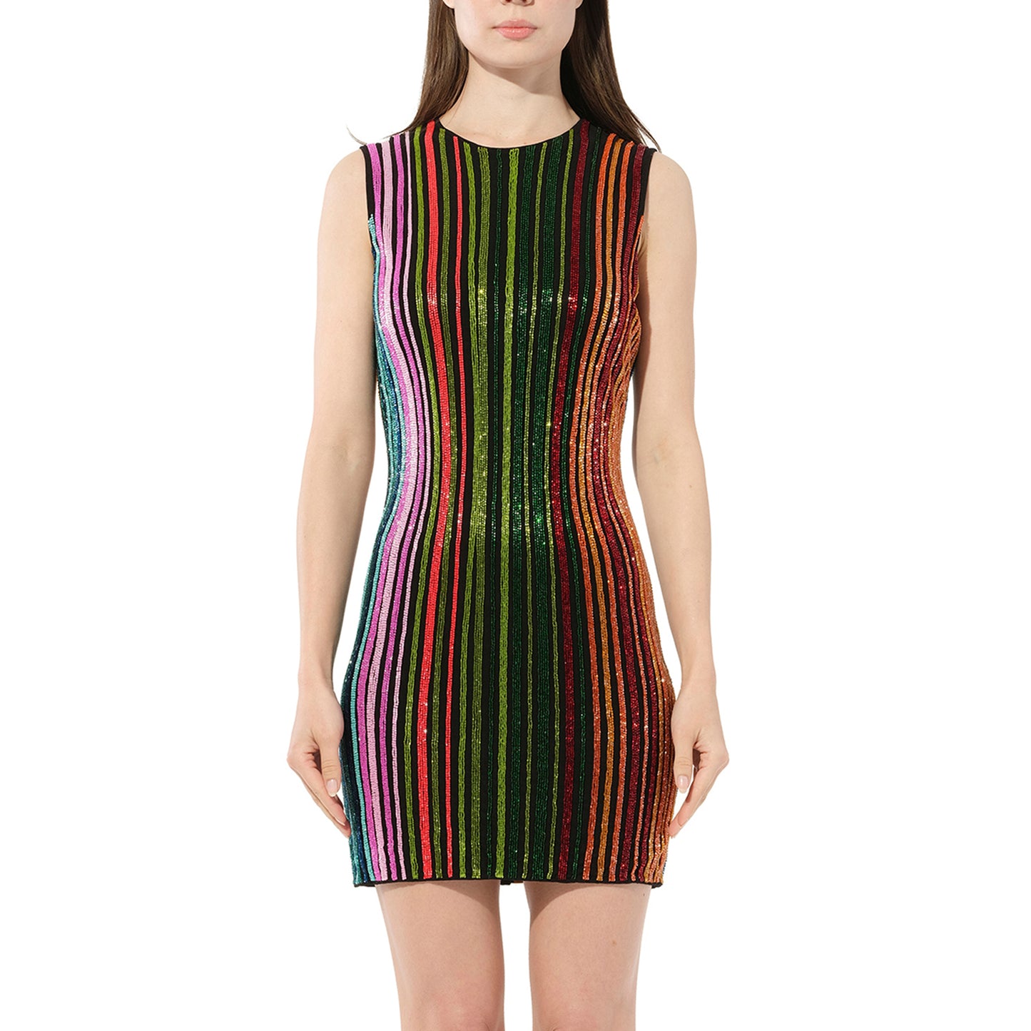 Woven Dress in Multicolor