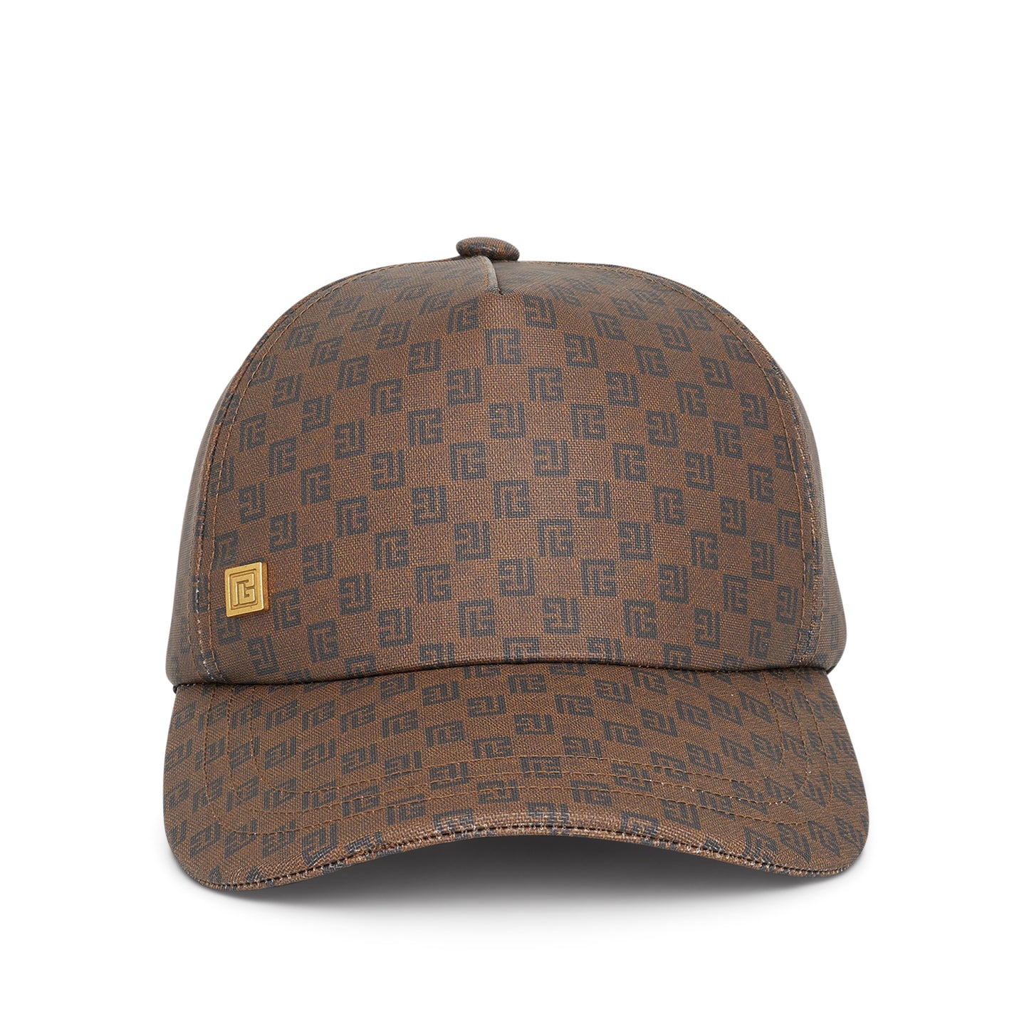 Mini Monogram Cap in Brown