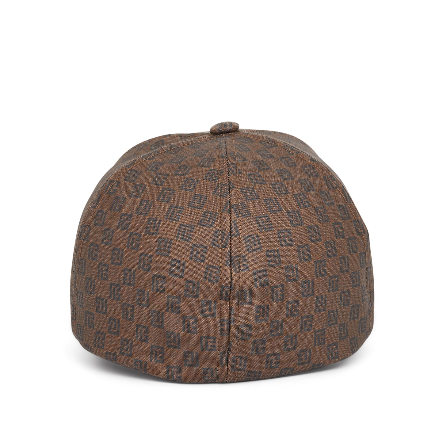 Mini Monogram Cap in Brown