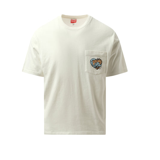 CVD Classic Pocket T-Shirt in Off White