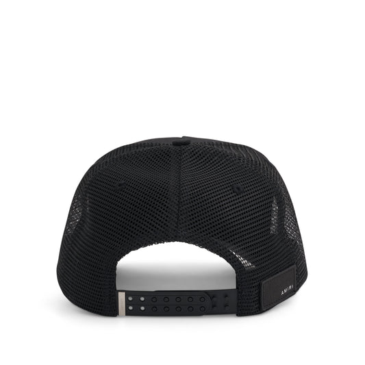 3 Star Trucker Hat in Black