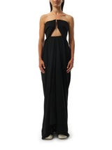 Rick Owens Amphora Prong Gown in Black