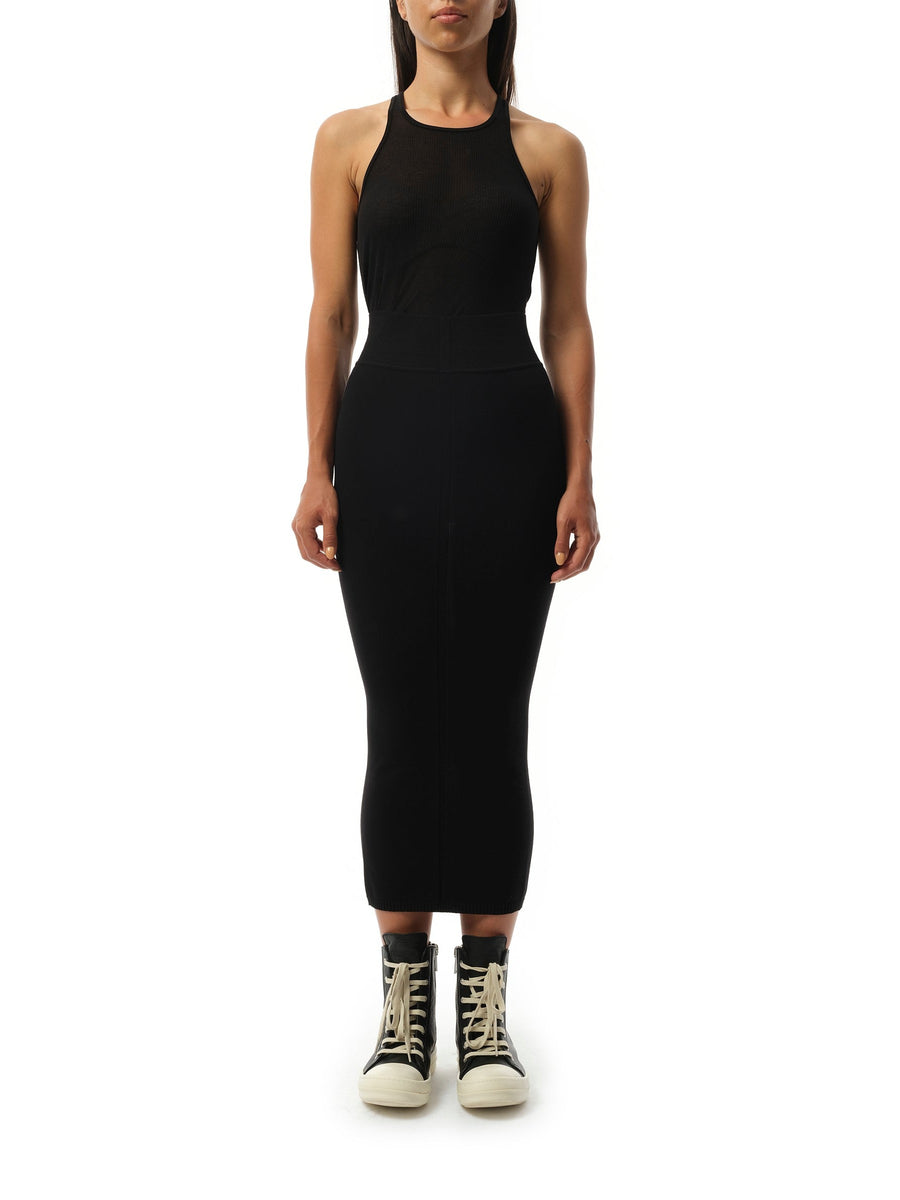 Rick Owens Calf Skirt in Black