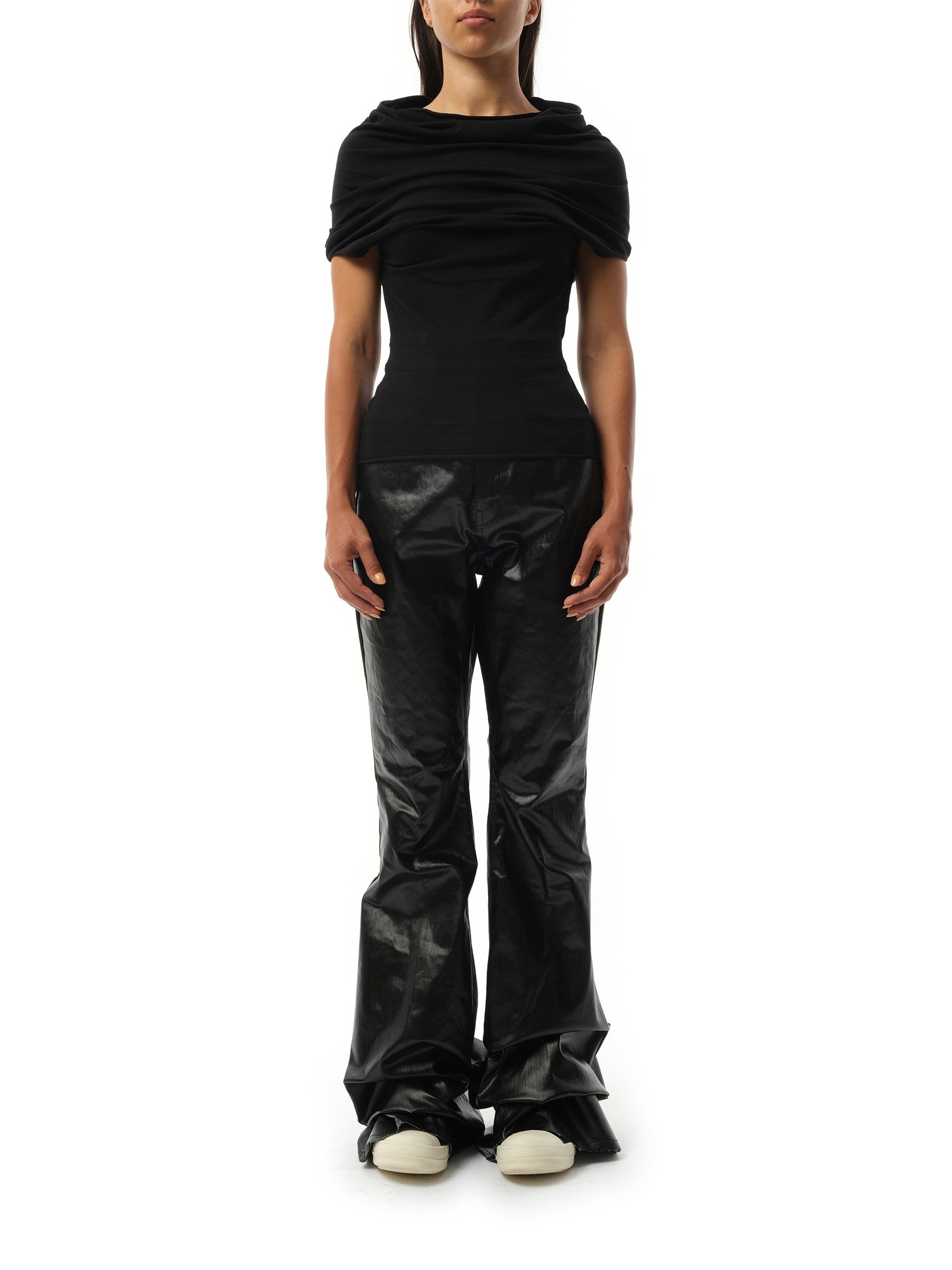 Rick Owens Jersey Shroud in Black