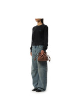 Loewe Flamenco Clutch Mini Hamster in Havana