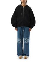 Loewe Flamenco Zip Hoodie in Black