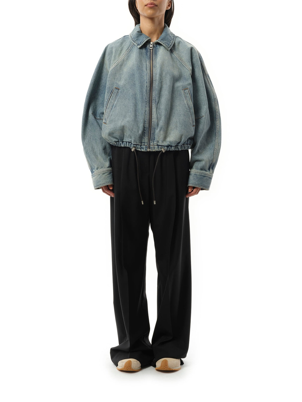 Loewe Balloon Jacket in Washed Denim