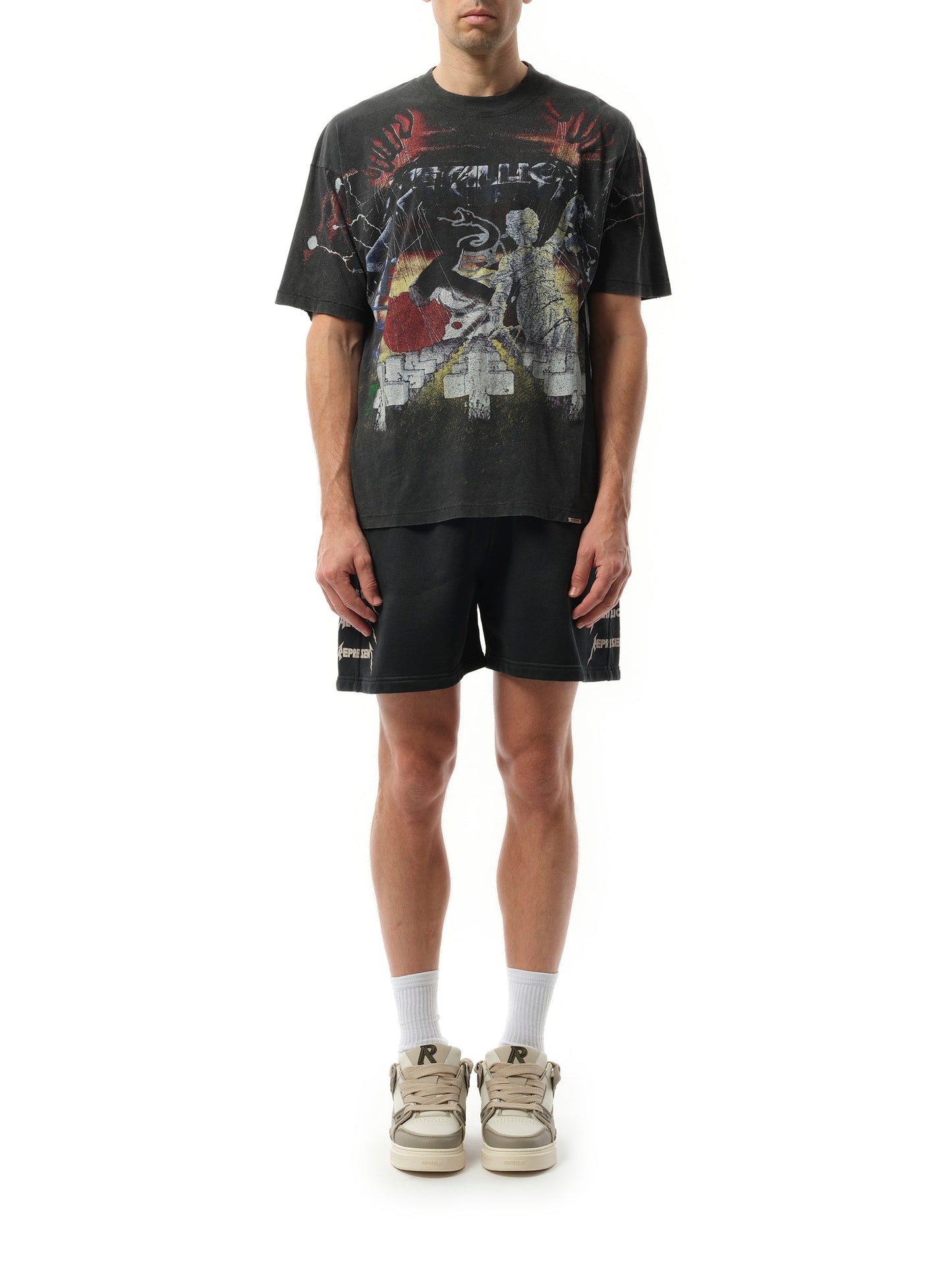 Represent Metallica Master of Puppets T-Shirt in Vintage Grey